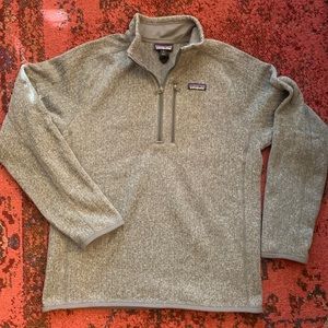 Patagonia 1/4 zip fleece better sweater grey L